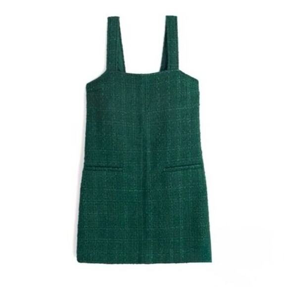 Abercrombie & Fitch Dresses & Skirts - NWOT Abercrombie & Fitch Tweed Shift Mini Dress Green Size Small Tall ST